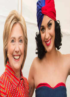 Hillary endorses Katy Perry's tribute shoes