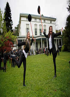 Dressed up as Charlie Chaplin images