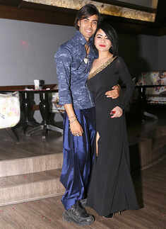 Aman, Alisha at Buzy's party