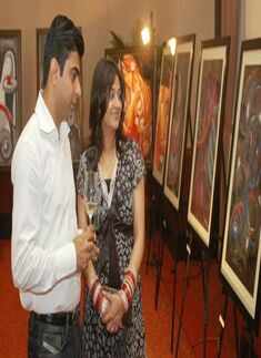 Art exhibition by Leena