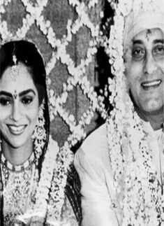 Vinod Khanna & Kavita's wedding photo