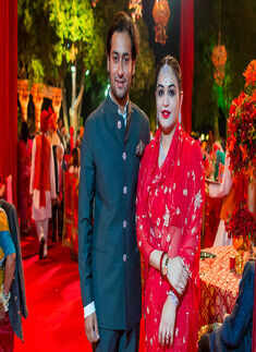 Jaivardhan Singh with Sreejamya Shahi