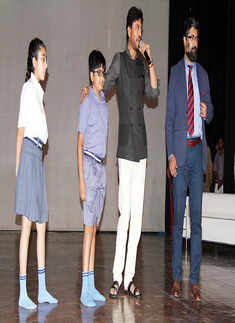 Irrfan Khan speaks on the stage