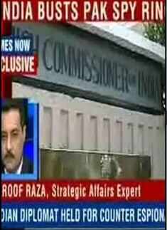 Diplomat caught spying for Pak