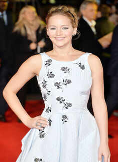 Jennifer Lawrence strikes a confident pose