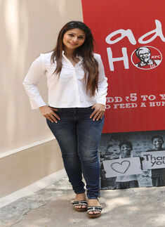 Tanishaa at a Promotional event