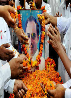 Rajiv Gandhi's 26th death anniversary