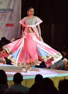 A model during the show