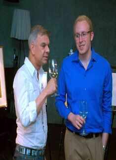 Hemant with a friend 