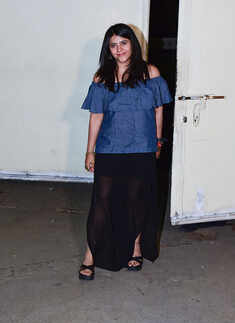 Ekta Kapoor arrives for the screening