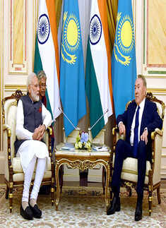 Prime Minister Narendra Modi holds meeting in Astana