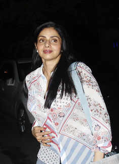 Sridevi spotted