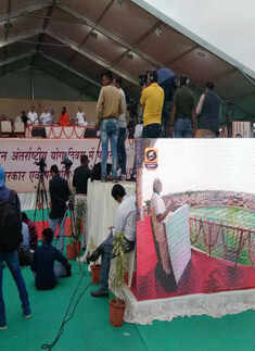 Baba Ramdev at International Yoga Day 2017
