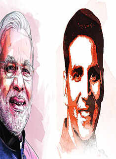 Akshay Kumar and Narendra Modi