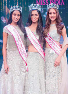 Manushi chillar, Priyanka Kumari  and Sana Dua