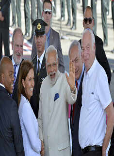 Narendra Modi with his Israeli counterpart Benjamin Netanyahu