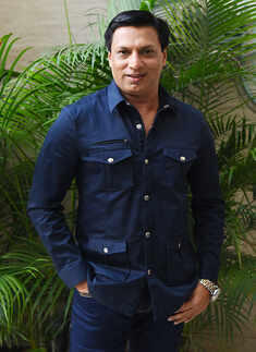 Madhur Bhandarkar during Indu Sarkar promotions