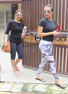 Super stylish Malaika Arora with sister Amrita slays in style...