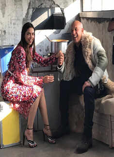 Unseen picture of Deepika Padukone and Vin Diesel