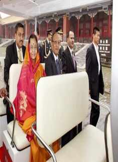 President Pratibha Patil along with her husband Devisingh Shekhawat