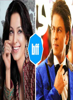 Juhi Chawla and Shah Rukh Khan