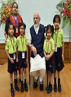 Narendra Modi celebrates Raksha Bandhan