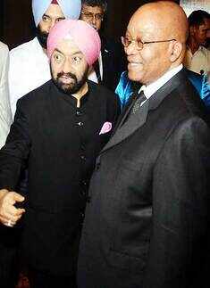 Vikramjit's party for Jacob Zuma