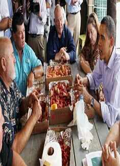 Obama visits Louisiana