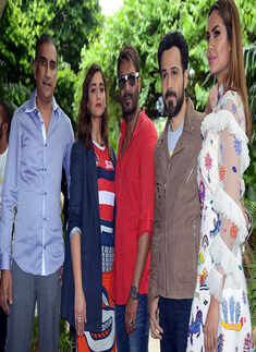 Milan Luthria, Ileana D'Cruz, Ajay Devgn, Emraan Hashmi and Esha Gupta