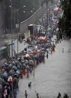 Waterlogging brings Mumbai to its knees