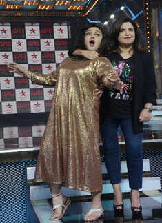 Ali Asgar and Farah Khan
