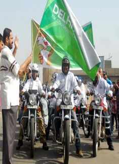Bikers on CWG mission