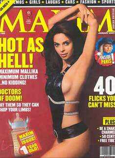 Mallika Sherawat on Maxim