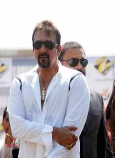 Sanju @ 'Lamhaa' promotion