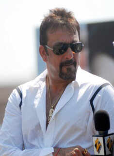 Sanju @ 'Lamhaa' promotion