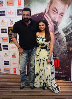 Sanjay, Aditi promote &lsquo;Bhoomi&rsquo;