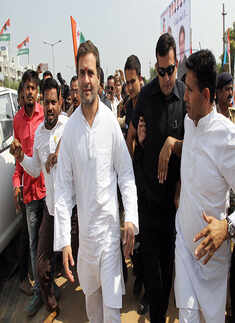 Rahul Gandhi begins Navsarjan Yatra