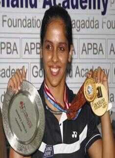 Saina returns home