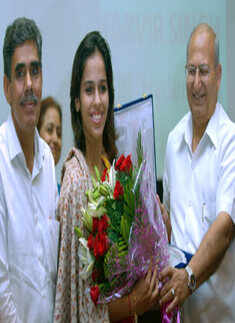 Saina Nehwal felicitated