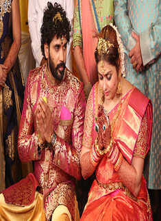 Namitha and Veera tie the knot