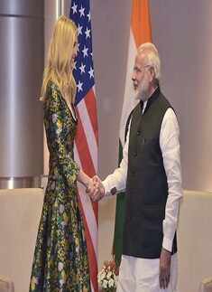 Interesting photos from Ivanka Trump's India visit