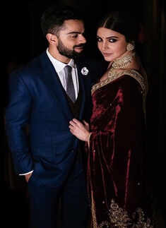 Virat-Anushka wearing Sabyasachi Mukherjee's classy creation