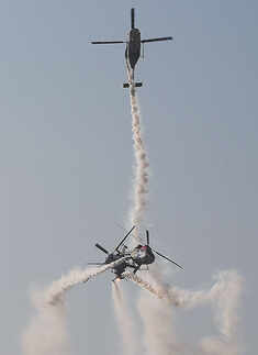 Air Force pilots perform death-defying stunts