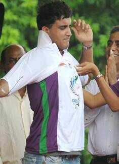 Queen's baton in Kolkata 