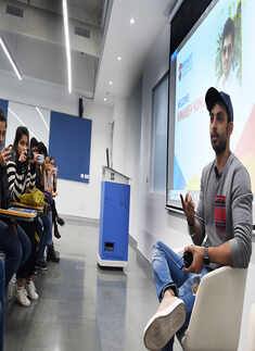 Actor Himansh Kohli visits Bennett University