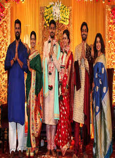 Actor Vaibhav Tatwawaadi&rsquo;s brother Gaurav's wedding