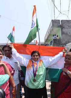 Ace Gymnast Aruna Reddy gets a big cash reward