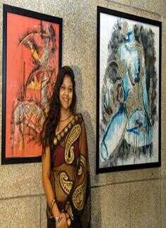 Art exhibition by Boishali Sinha