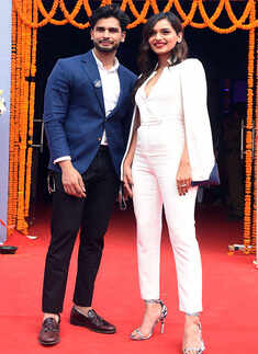 Manushi Chhillar and Rohit Khandelwal at Festival of Innovation and Entrepreneurship Exhibition