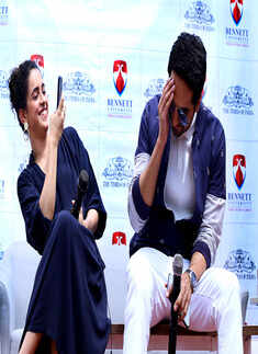 Sanya Malhotra and Ayushmann Khurana